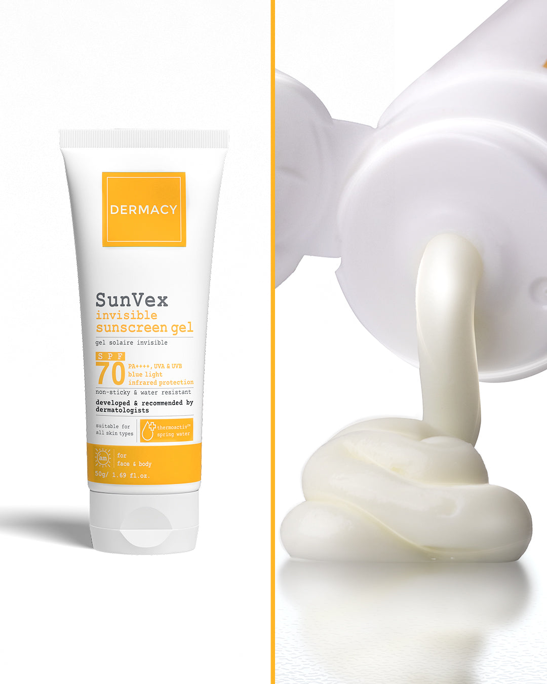 invisible sunscreen gel