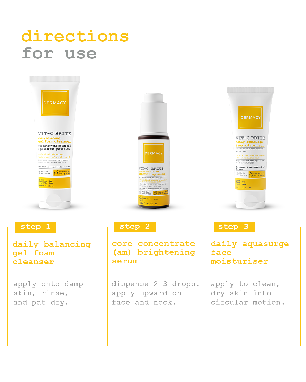 Brightening Dermacare Trio