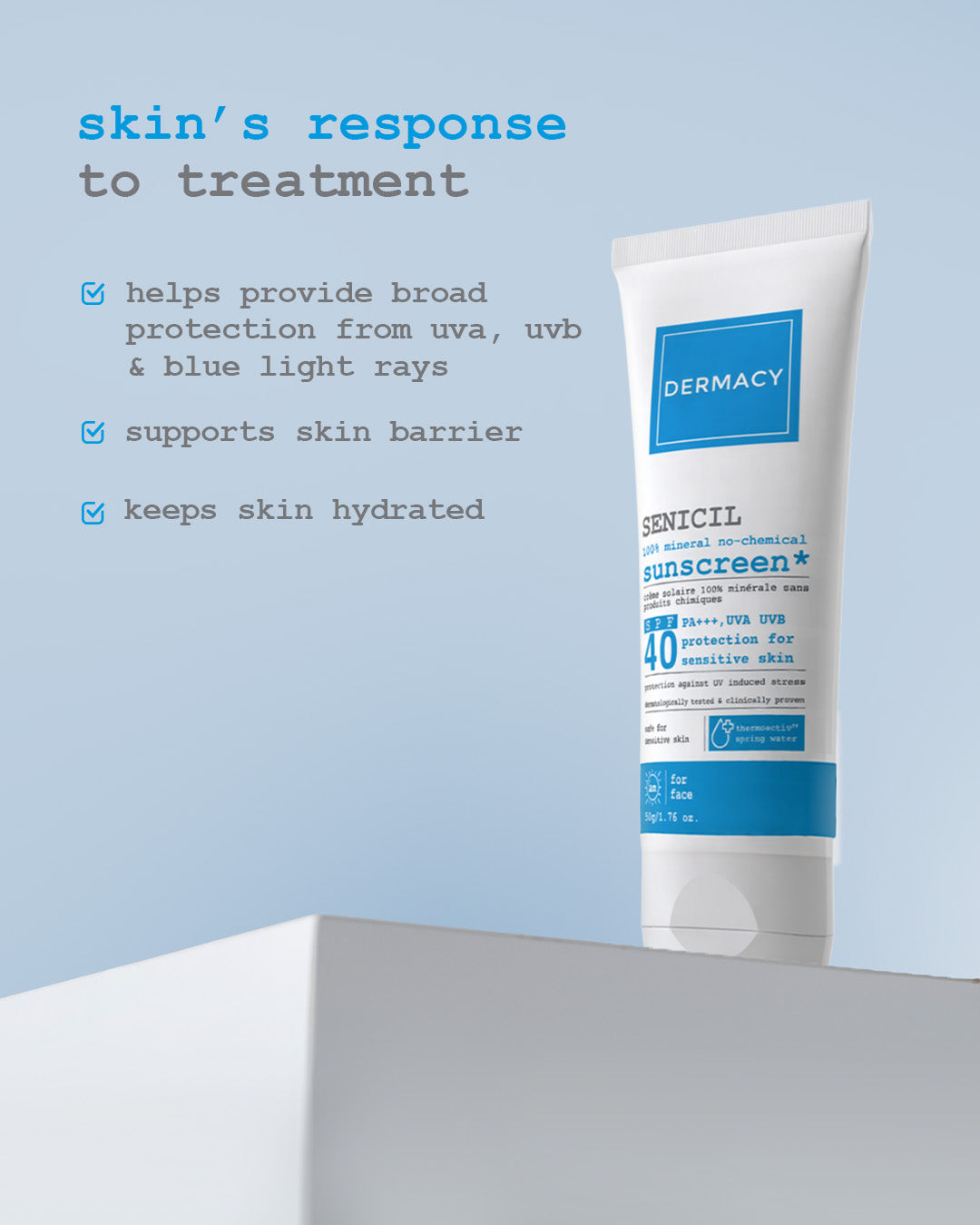 DERMACY 100% Mineral No-Chemical Sunscreen