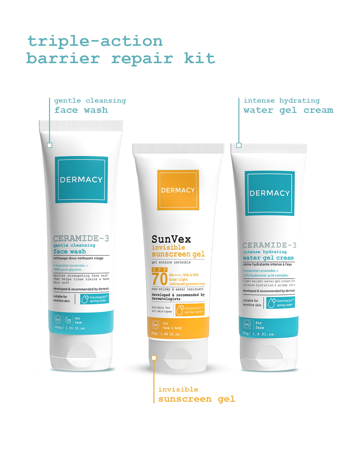 Triple-Action Barrier Repair Kit